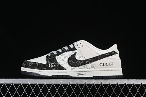 All categories Nk SB Dunk Series Nk SB Dunk Low High-end customized low-top sneakers Nike SB Dunk Low Gucci co-branded black denim Anniversary high-end customized low-top casual sneakers CH8311-286